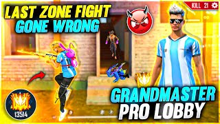 Unexpected Last Zone Situation On Grandmaster 13000 Score Lobby 🤬 Gone Wrong😢  Garena Free Fire [upl. by Brigitta]