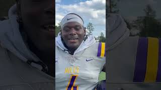 Defensive end Roc Dowdell talks about the defense’s big day in Miles’ win over Allen [upl. by Eglanteen]