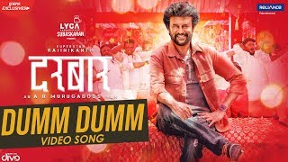 DARBAR Hindi  Dumm Dumm Video Song  Rajinikanth  AR Murugadoss  Anirudh  Subaskaran [upl. by Mutua]