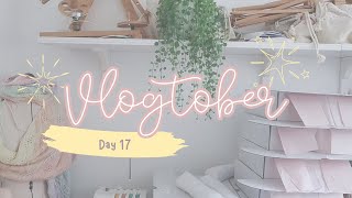 Vlogtober 2024 17 Tidying my sewing room 🧶🧵🪡 [upl. by Nyar]