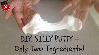 DIY Silly Putty  Only Two Ingredients [upl. by Romonda15]