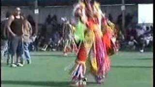 Mens Grass Dance  Pow Wow Browning Montana [upl. by Coad]