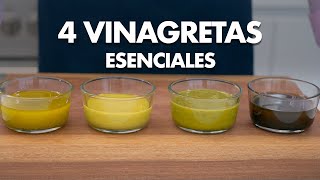 4 vinagretas esenciales ¡ideales para transformar tus ensaladas [upl. by Aiekram]