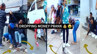 BEST OF DROPPING MONEY PRANK 💰💔WEZI NI WENGI cyprianjoker trending prankster pranks viralvideo [upl. by Ellsworth572]