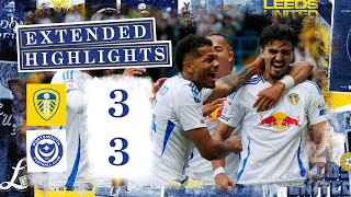 Extended highlights  Leeds United 33 Portsmouth  EFL Championship [upl. by Liane]