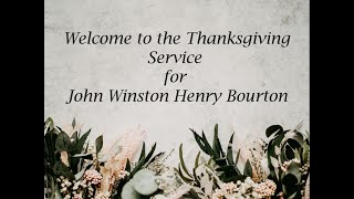 Westbourne Park Baptist Church Service of Thanksgiving and Celebration for John Bourton [upl. by Nosahc807]