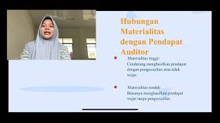 MATERIALITAS Tugas Pengauditan Kelompok 7 [upl. by Gibbie]