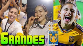 FESTEJOS TIGRES FEMENIL CAMPEONAS AP 2023 Derrotaron al América [upl. by Asoral639]