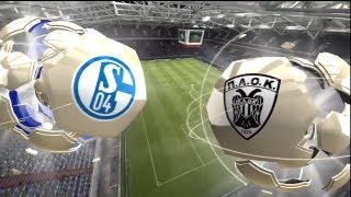 Schalke 04  PAOK Salonique FIFA 13  UEFA Champions League Barrage Aller  CPU Vs CPU [upl. by Dari619]