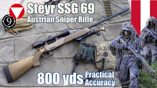 Steyr SSG69 🇦🇹 Austrian polymer wonder sniper from 1969 to 800yds Practical Accuracy [upl. by Slohcin]