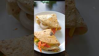 Tortilla wrap in minutes  shorts shortvideo [upl. by Arita]