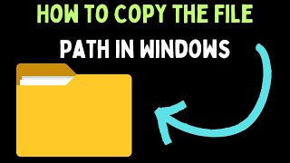 How to Copy the File Path in Windows 11 [upl. by Eben]