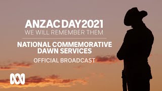 Anzac Day 2021  Commemorative dawn services  OFFICIAL BROADCAST  ABC Australia [upl. by Barret]