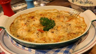 Mon GRATIN DE SAINTJACQUES Poireaux Comté  Un véritable régal   Mère Mitraille  Gourmandises TV [upl. by Ettegdirb]