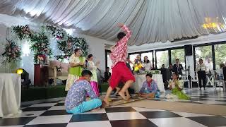 Tinikling Dance by Choreo Manila at Costin amp Janice Wedding [upl. by Ashford147]