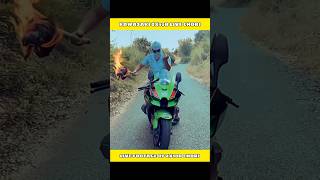 Chor nee aag laga diya Aalyan vlogs ki Kawasaki zx10r ko shorts [upl. by Eiro]