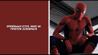 spiderman civil war 4K twixtor scenepack [upl. by Ronnie241]