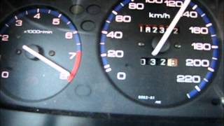 Honda civic EK4 b18c6 acceleration 0140 18 typer [upl. by Dalt]