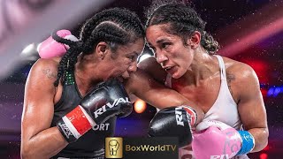 SERRANO MAKES HISTORY Amanda Serrano VS Danila Ramos  FULL FIGHT HIGHLIGHTS [upl. by Gildea18]