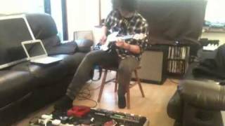 The Riverboat Song  Guitar Solo Karl Golden Loop pedal [upl. by Lunsford]