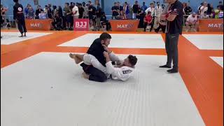 Grappling Industries London 2022  White Belt 185lbs Match 4 [upl. by Nrek104]