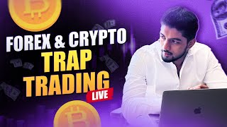 12 Jan  Live Market Analysis for Forex and Crypto  Trap Trading Live [upl. by Giffer]