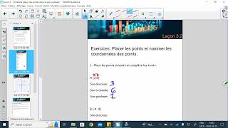 Leçon 1  Comment placer des points dans le plan cartésien [upl. by Arria]