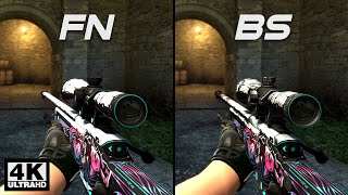 CSGO AWP  NeoNoir  Skin showcase all floats 4K60FPS [upl. by Attayek]