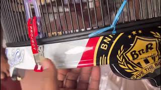 unboxing sangkar murai BnR pvc decal terbaru [upl. by Retsel]