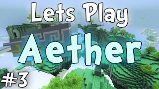 Minecraft Aether  Ep3 Bounce Pad [upl. by Jankell316]