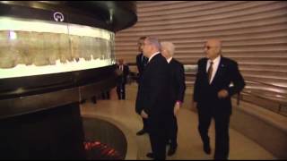 Raw President Obama Visits Israel Museum [upl. by Nylra]