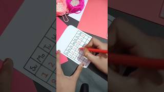 DIY calendar craft idea YouTube YouTube short tanvi Meenatrending video [upl. by Saxon997]