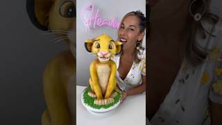 🦁Prochain Disney Cake🍰 cake lion lionking disney recipe disneycake gâteau shortswithzita [upl. by Ahseenat]