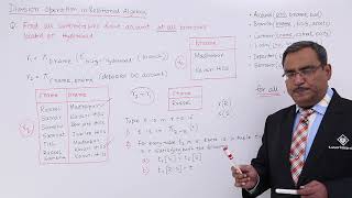 DBMS  Division Operation in Relational Algebra [upl. by Treboh14]