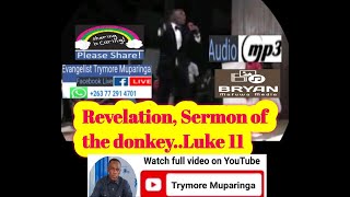 Evangelist Trymore Muparinga  Revelation sermon of the Donkey [upl. by Merilyn]