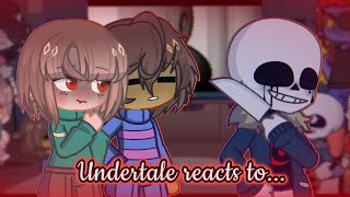 Undertale reacts to Carbon  KillerSans  Request [upl. by Ursi]