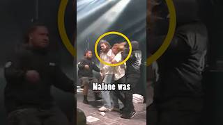 Post malone gets attacked by a fan [upl. by Emmeline]