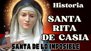 ➤ ¿QUIÉN FUE SANTA RITA DE CASIA HISTORIA DE ESTA MILAGROSA SANTAsantarita santaritadecasia [upl. by Mendez]