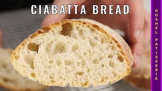 Crispy Ciabatta Bread Recipe Easy to Follow Steps for a Delicious Loaf  Kosher Pastry Chef [upl. by Nelad]