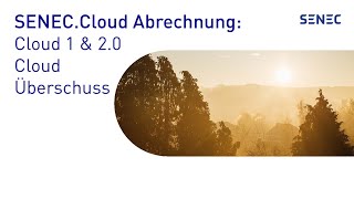 SENECCloud Abrechnung Berechnung des Überschusses Cloud 1 und Cloud 20 [upl. by Leitao908]