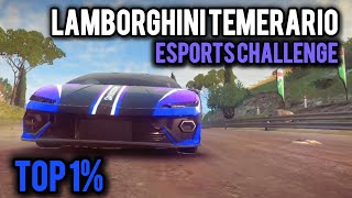 Lamborghini Temerario Esports Challenge Q1  Tuscany  595xx Reference  ASPHALT LEGENDS UNITE [upl. by Arem970]