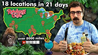 I ate at every Rainforest Cafe in the Country [upl. by Sergeant]