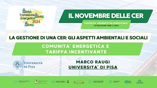 Comunità Energetica e Tariffa Incentivante [upl. by Clein439]