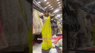 Shaadi ki shopping✨ shorts youtubeshorts minivlog [upl. by Busch139]