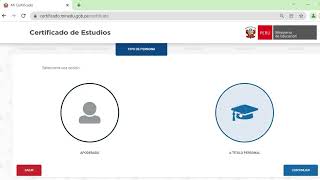 APLICATIVO MI CERTIFICADO SOLITUD VIRTUAL DE EMISIÓN DE CERTIFICADO DE ESTUDIOS [upl. by Kere]