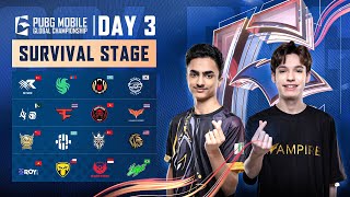 EN 2024 PMGC League  Survival Stage Day 3  PUBG MOBILE Global Championship [upl. by Dinerman]