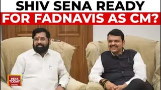 Shiv Sena Backs Devendra Fadnavis For Maharashtra CM  Maharashtra CM Race  India Today [upl. by Proffitt]