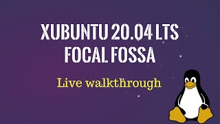 Xubuntu 2004 LTS  Live install [upl. by Kraska]