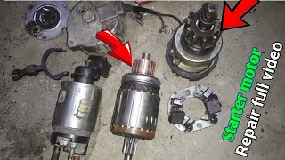 Starter Motor Repair Bs6 full video step by step [upl. by Moffat649]