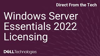 Windows Server Essentials 2022 Licensing [upl. by Nipsirc896]